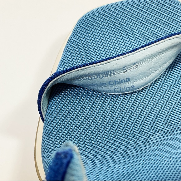 Jeffrey Campbell Touchdown Blue Combo Kitten Heel Sandals - Picture 6 of 7